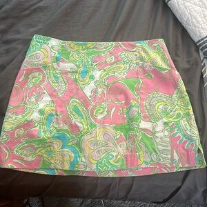 Lilly Pulitzer elephant print skirt